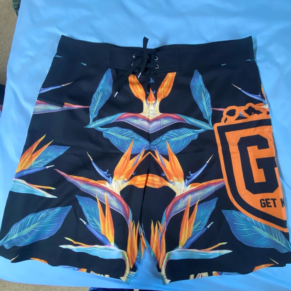 Bird of Paradise men’s swim shorts